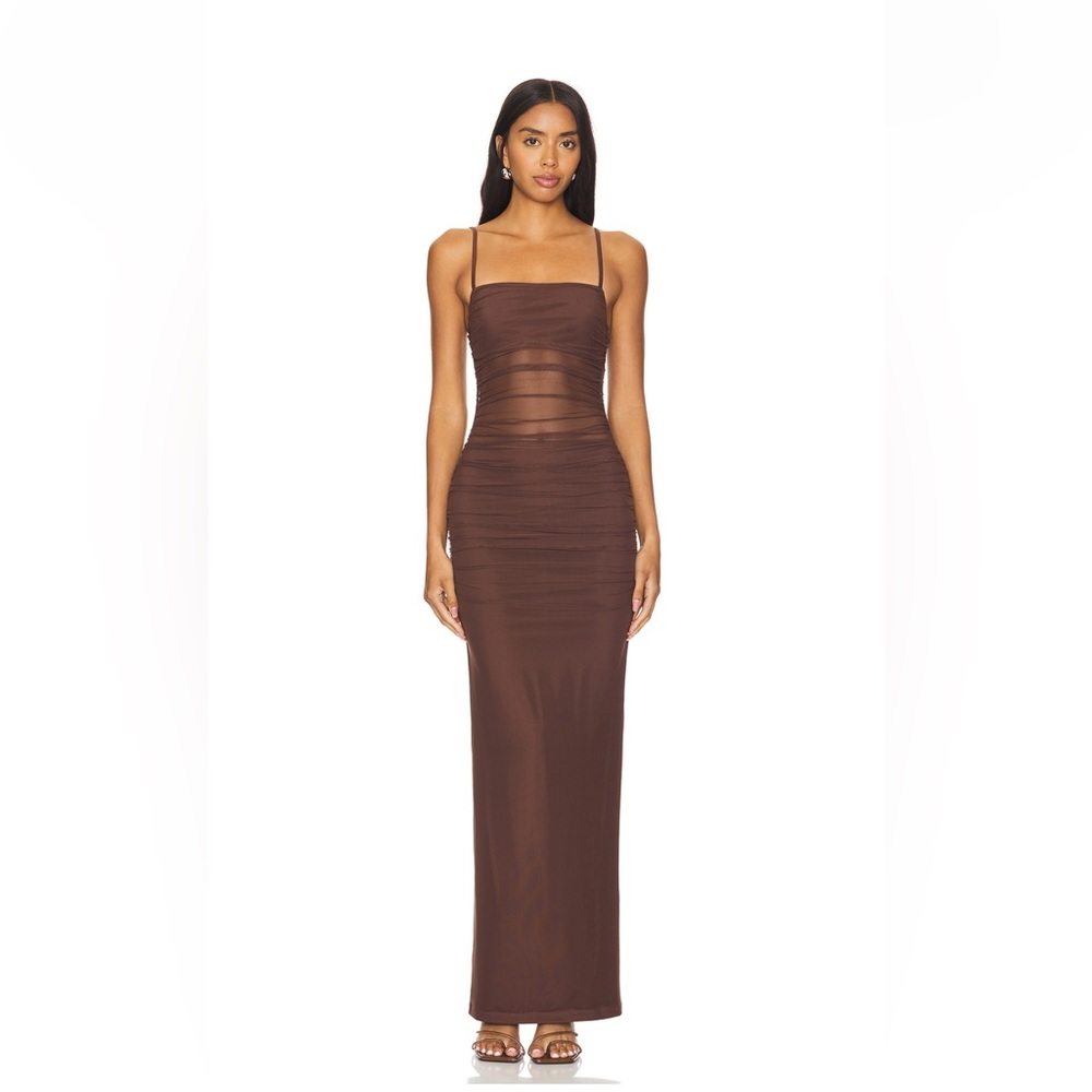 Revolve Superdown Celeste Maxi in Chocolate